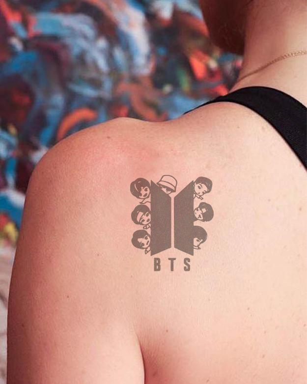 Bts logo tattoo ❤️❤️🌸🌸🌸 | ARMY's Amino